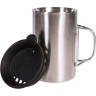 Термокружка TATONKA THERMO 350 из нержавеющей стали со складной ручкой 4081